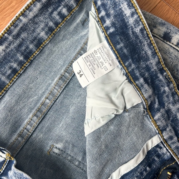 NEW Men’s Distressed Vintage Retro Stretch Skinny Jeans - Picture 3 of 5